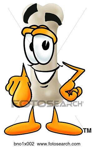 Clipart - bone pointing at you. Fotosearch