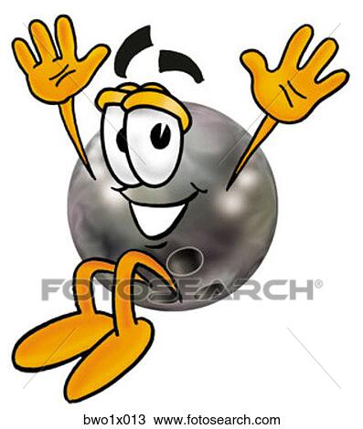 bowling ball jumping View Large Clip Art Graphic Clipart - bowling ball jumping. Fotosearch