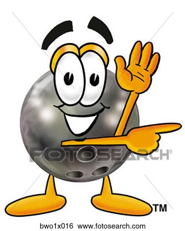 bowling ball pointing to side View Large Clip Art Graphic Clip Art - bowling ball pointing to side. Fotosearch