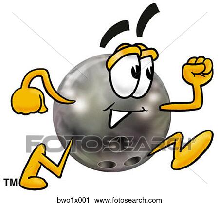 bowling ball running View Large Clip Art Graphic Clipart - bowling ball running. Fotosearch