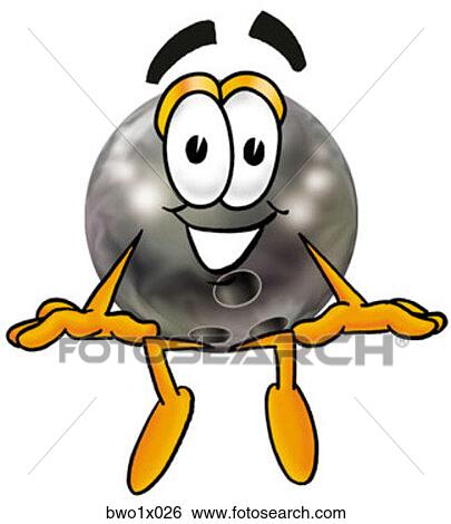 Clip Art - bowling ball sitting. Fotosearch