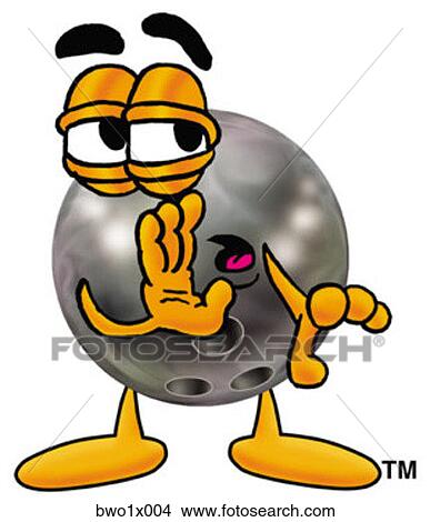 bowling ball telling secret View Large Clip Art Graphic Clipart - bowling ball telling secret. Fotosearch