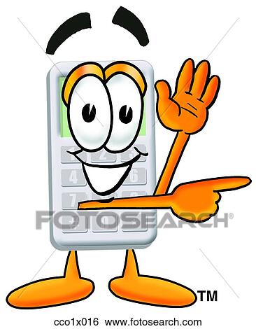 calculator pointing to side View Large Clip Art Graphic Clip Art - calculator pointing to side. Fotosearch