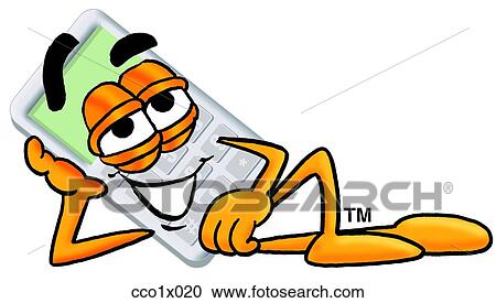 calculator relaxing View Large Clip Art Graphic Clipart - calculator relaxing. Fotosearch