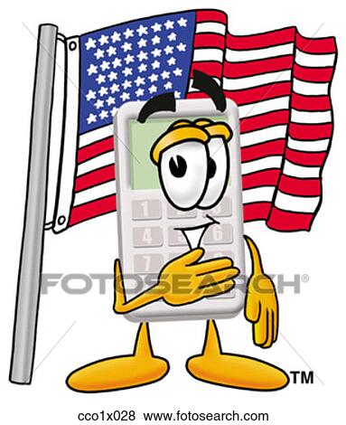 calculator with flag View Large Clip Art Graphic Clip Art - calculator with flag. Fotosearch