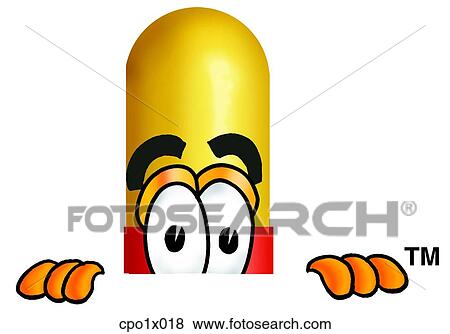 capsule peaking over View Large Clip Art Graphic Clip Art - capsule peaking over. Fotosearch