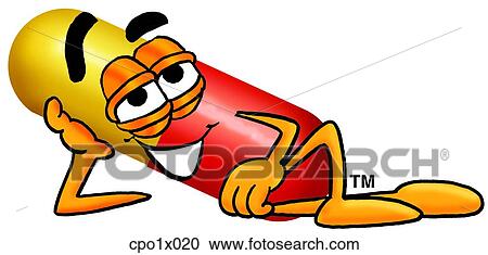 capsule relaxing View Large Clip Art Graphic Clipart - capsule relaxing. Fotosearch