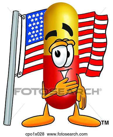 capsule with flag View Large Clip Art Graphic Clip Art - capsule with flag. Fotosearch
