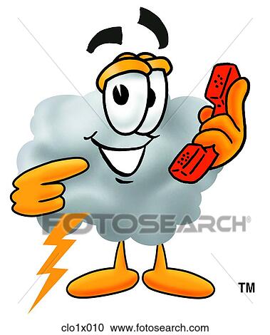 cloud with phone View Large Clip Art Graphic Clipart - cloud with phone. Fotosearch