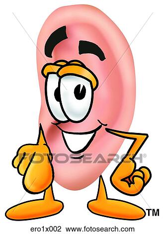 ear pointing at you View Large Clip Art Graphic Clipart - ear pointing at you. Fotosearch