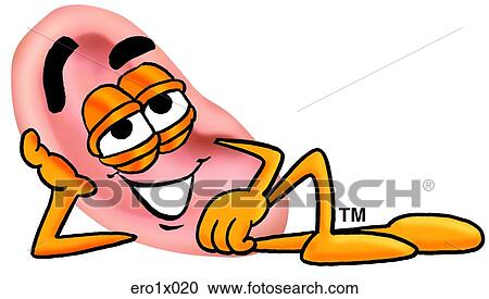 ear relaxing View Large Clip Art Graphic Clipart - ear relaxing. Fotosearch
