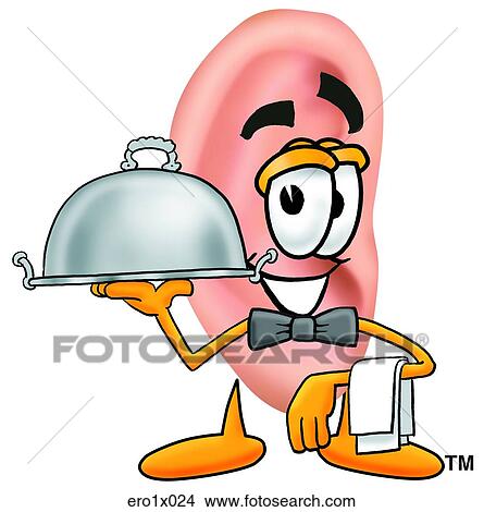 ear serving food View Large Clip Art Graphic Clipart - ear serving food. Fotosearch
