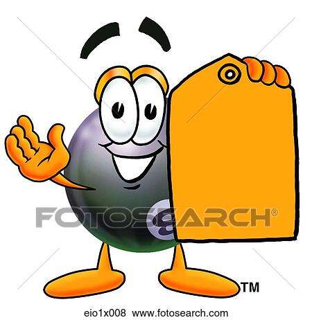 eight ball with price tag View Large Clip Art Graphic Clip Art - eight ball with price tag. Fotosearch