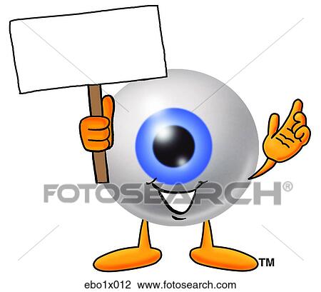 eye ball with sign View Large Clip Art Graphic Clipart - eye ball with sign. Fotosearch