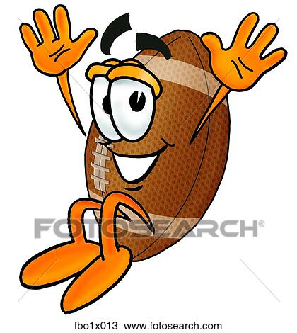 football jumping View Large Clip Art Graphic Clipart - football jumping. Fotosearch