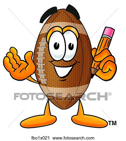football with pencil View Large Clip Art Graphic Clipart - football with pencil. Fotosearch