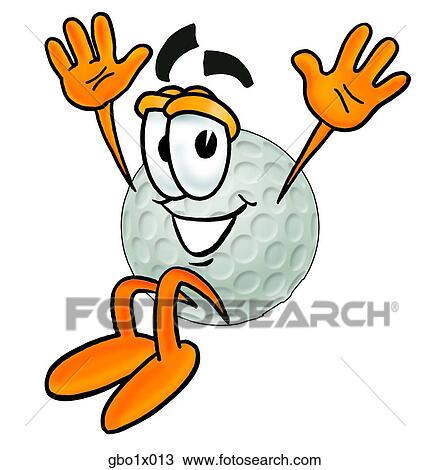 golf ball jumping View Large Clip Art Graphic Clipart - golf ball jumping. Fotosearch