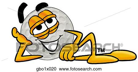 golf ball relaxing View Large Clip Art Graphic Clipart - golf ball relaxing. Fotosearch