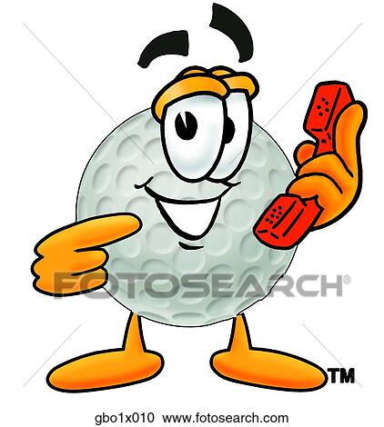 golf ball with phone View Large Clip Art Graphic Clipart - golf ball with phone. Fotosearch