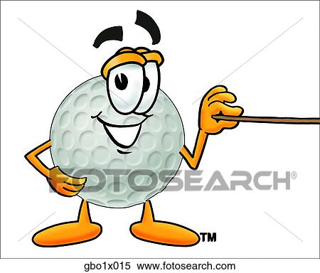 golf ball with pointer View Large Clip Art Graphic Clipart - golf ball with pointer. Fotosearch