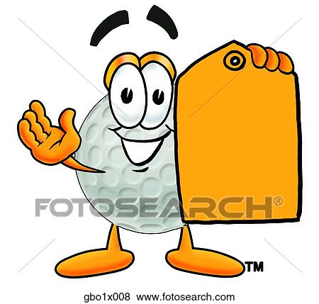 golf ball with price tag View Large Clip Art Graphic Clip Art - golf ball with price tag. Fotosearch