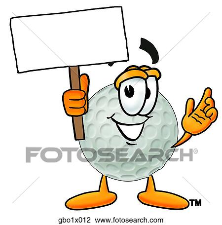 golf ball with sign View Large Clip Art Graphic Clipart - golf ball with sign. Fotosearch