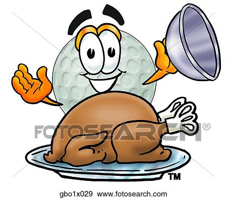golf ball with turkey View Large Clip Art Graphic Clip Art - golf ball with turkey. Fotosearch