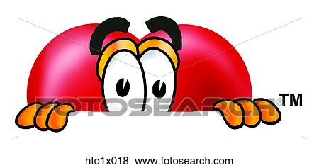heart peaking over View Large Clip Art Graphic Clip Art - heart peaking over. Fotosearch