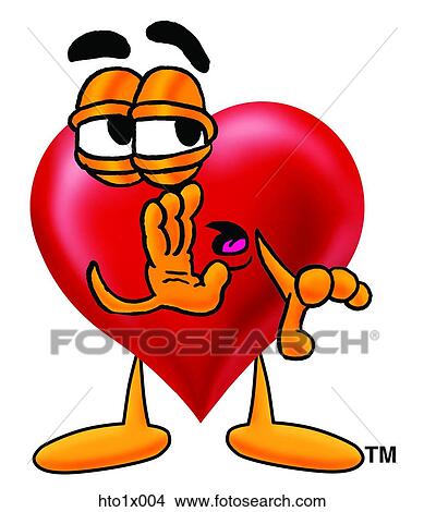 heart telling secret View Large Clip Art Graphic Clipart - heart telling secret. Fotosearch