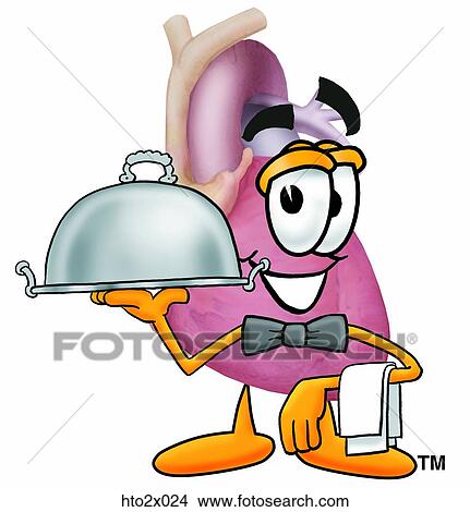 Clipart - heart2 serving food. Fotosearch