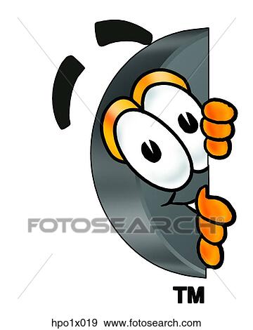 hockey puck peaking sideways View Large Clip Art Graphic Clip Art - hockey puck peaking sideways. Fotosearch