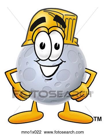 moon with hard hat View Large Clip Art Graphic Clipart - moon with hard hat. Fotosearch