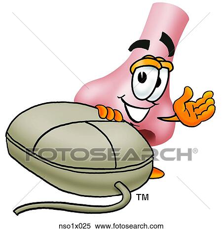 nose and mouse View Large Clip Art Graphic Clipart - nose and mouse. Fotosearch