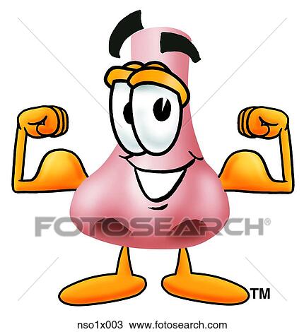 nose flexing muscles View Large Clip Art Graphic Clipart - nose flexing muscles. Fotosearch