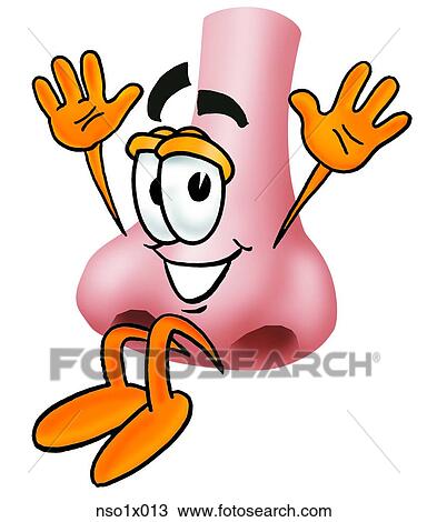 nose jumping View Large Clip Art Graphic Clipart - nose jumping. Fotosearch