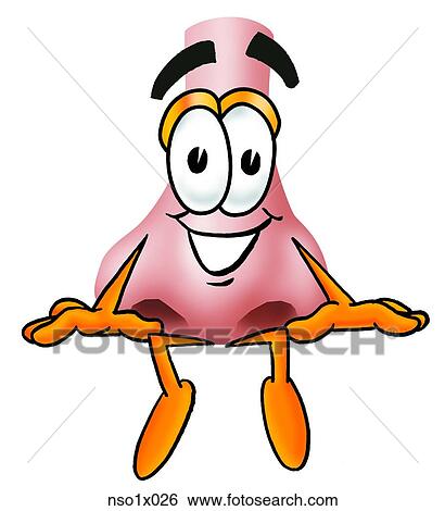 nose sitting View Large Clip Art Graphic Clip Art - nose sitting. Fotosearch