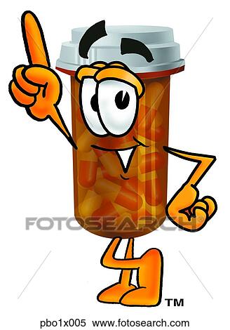 pill bottle pointing up View Large Clip Art Graphic Clipart - pill bottle pointing up. Fotosearch