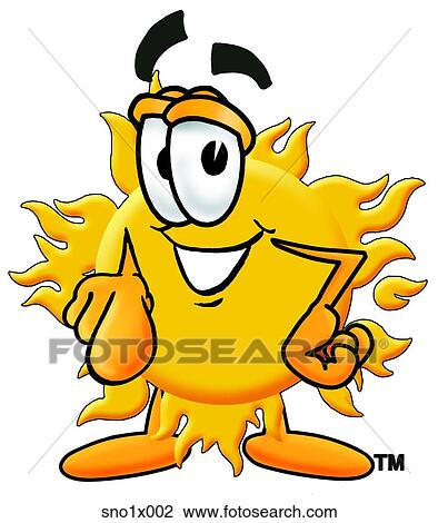 Clipart - sun pointing at you. Fotosearch