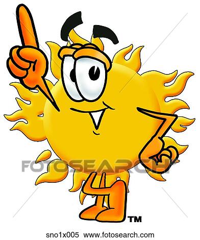 Clipart - sun pointing up. Fotosearch
