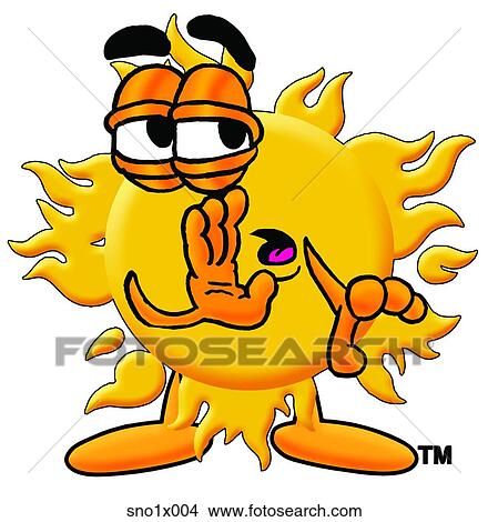 sun telling secret View Large Clip Art Graphic Clipart - sun telling secret. Fotosearch
