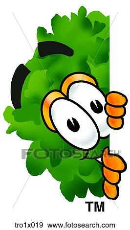 tree peaking sideways View Large Clip Art Graphic Clip Art - tree peaking sideways. Fotosearch