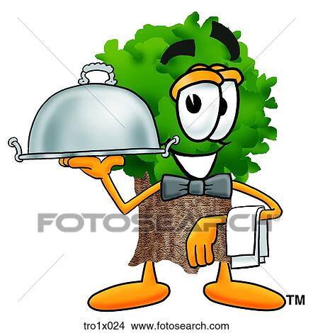 tree serving food View Large Clip Art Graphic Clipart - tree serving food. Fotosearch