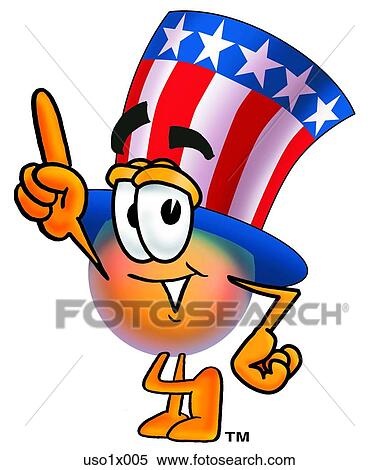 American hat pointing up View Large Clip Art Graphic Clipart - American hat pointing up. Fotosearch