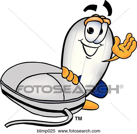 Clipart - blimp and mouse. Fotosearch