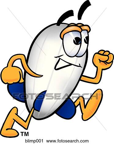 Clipart - blimp running. Fotosearch
