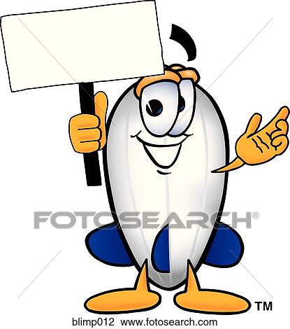 blimp with sign View Large Clip Art Graphic Clipart - blimp with sign. Fotosearch