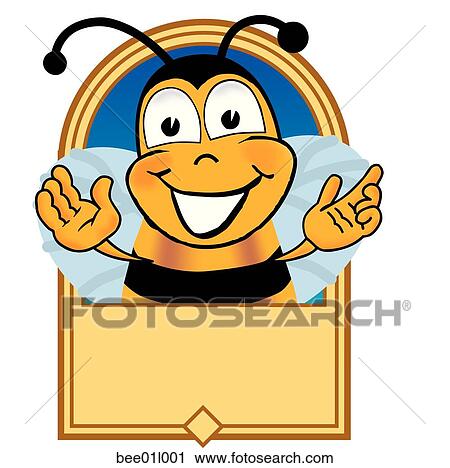 bee logo 1 View Large Clip Art Graphic Clipart - bee logo 1. Fotosearch