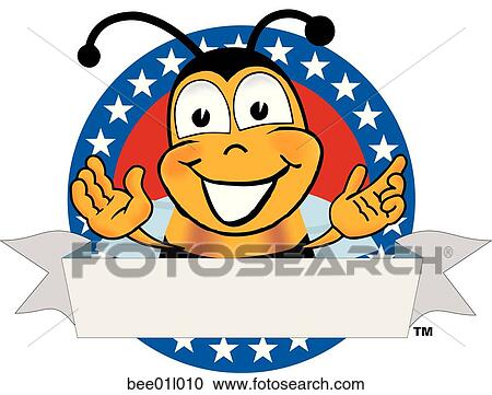 bee logo 10 View Large Clip Art Graphic Clipart - bee logo 10. Fotosearch
