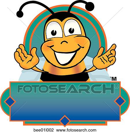 bee logo 2 View Large Clip Art Graphic Clipart - bee logo 2. Fotosearch