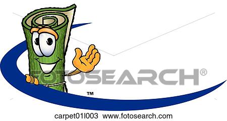 Clipart - carpet logo 3. Fotosearch